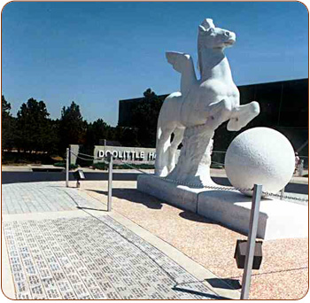 Engraved Granite Bricks at US Air Force College