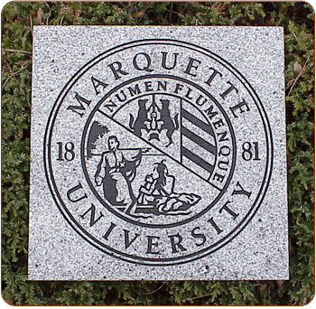 12x12 Granite Logo Paver