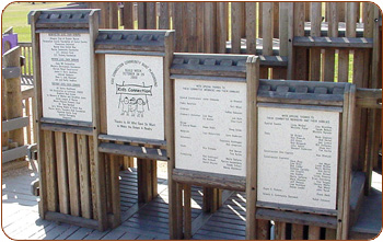 Gift Bricks® Large Donor Panel Tiles of Acrylic Material