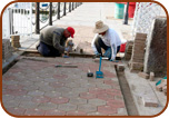 Medallion Brick Paver Installation