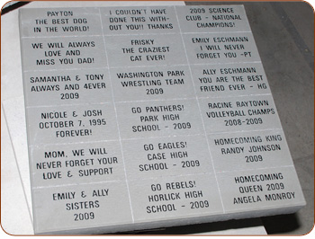 24x24 Opti-Paver Engraved Concrete